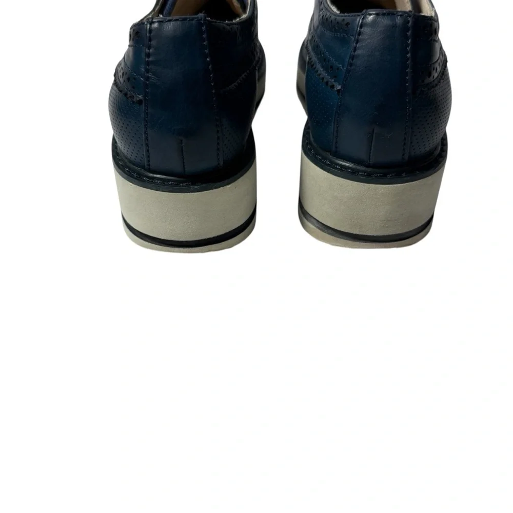 Women’s Blue Primadonna Collection Lace Up Shoes